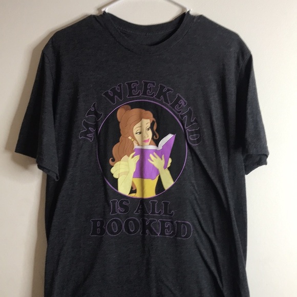 Beauty & Beast T-Shirt Belle Weekend All Booked Disney Size large - Picture 2 of 9